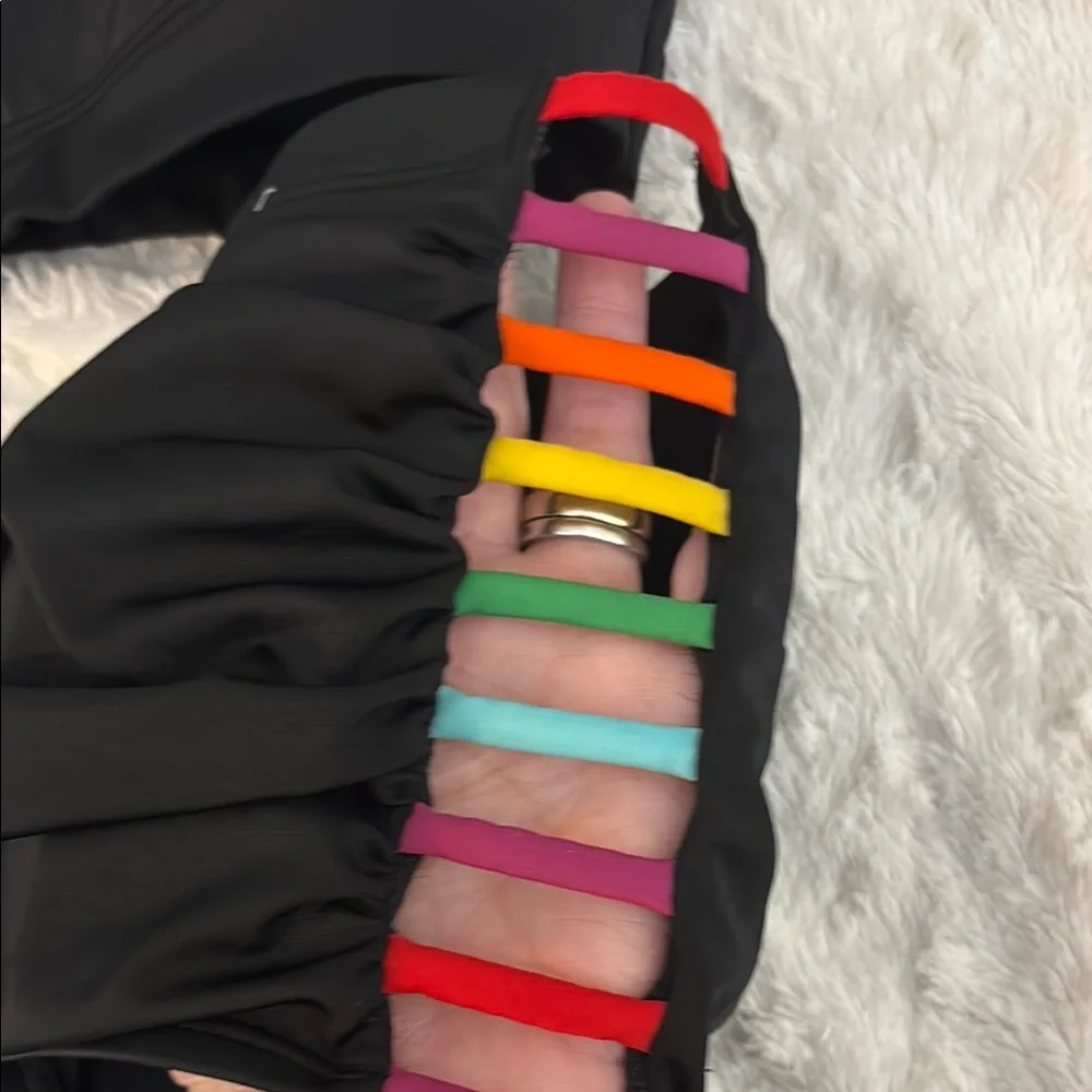 Cacique Black and Red Bikini with Halter Top and High-Waisted Bottom - Picture 2 of 11